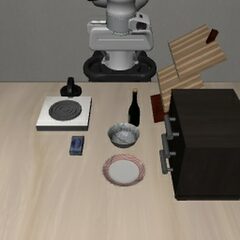 LIBERO: imagined progress for &ldquo;push the plate to the front of the stove&rdquo;